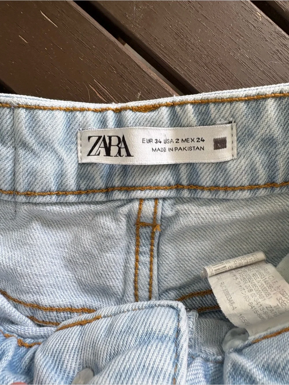 Zara light wash